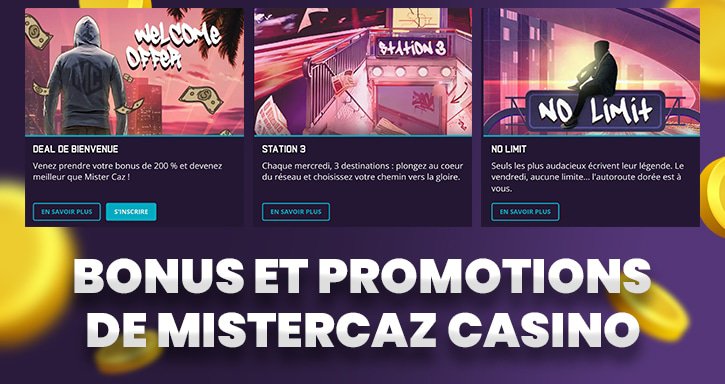 bonus mister caz casino